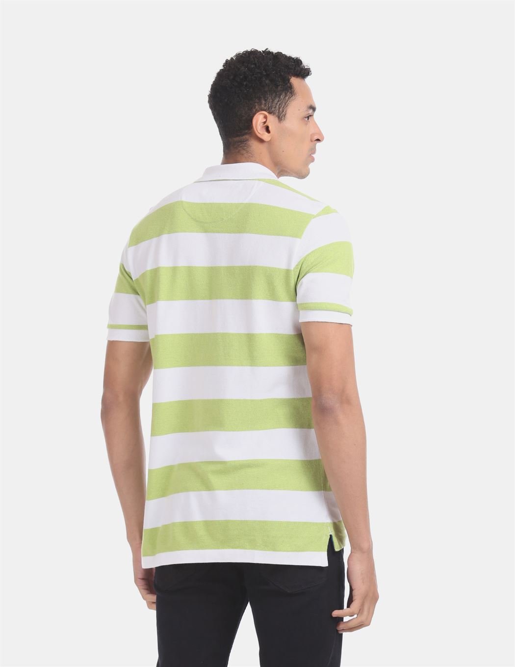 U.S. Polo Assn. Men Casual Wear Green  Polo Shirt
